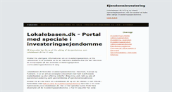 Desktop Screenshot of investeringsejendomme.net