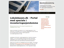 Tablet Screenshot of investeringsejendomme.net